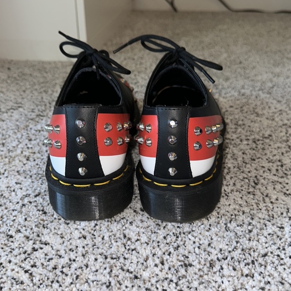 Rare Dr. Martens Spiked Punk/Rockabilly Shoes Size 9 - Picture 2 of 3